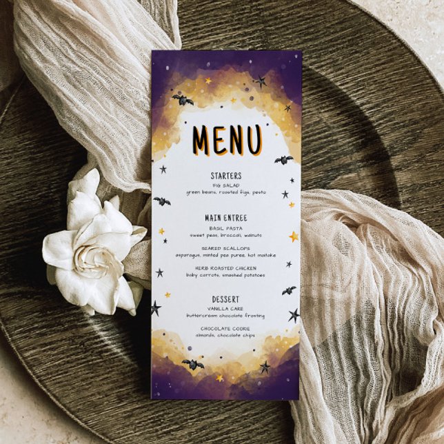 Halloween Baby Shower Menu, Little Boo Baby Shower Menu (Creator Uploaded)