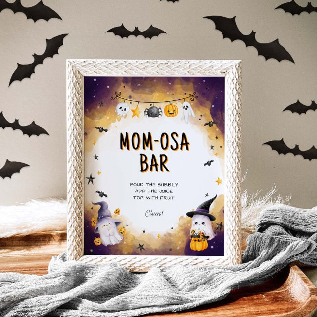 Halloween Baby Shower Mimosa Bar Sign (Creator Uploaded)