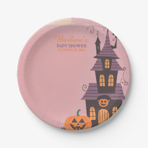 Halloween Baby Shower Paper Plate