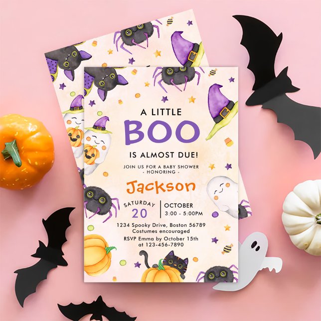Halloween Baby Shower Party Invitation (Creator Uploaded)