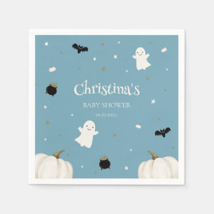 Halloween Baby Shower Pastel Blue  Napkin