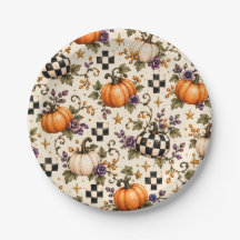 Halloween Baby Shower Platee