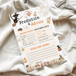 Halloween Baby Shower Predictions and Advice
