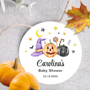 Halloween Baby Shower Sticker