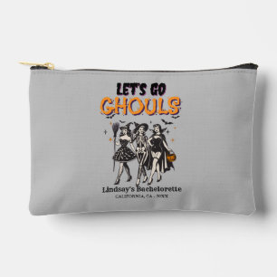Halloween Bachelorette let's go ghoul Accessory Pouch