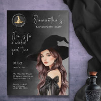 Halloween Bachelorette Party Invitation