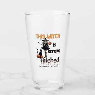 Halloween Bachelorette This Witch is Getting Hitch Glass