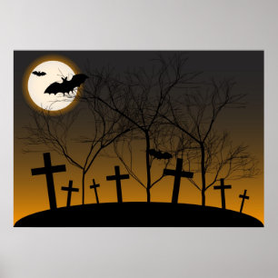 Halloween Background Poster