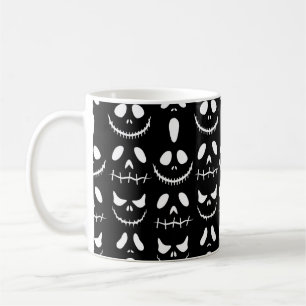 Halloween background. Seamless pattern with hallow Coffee Mug