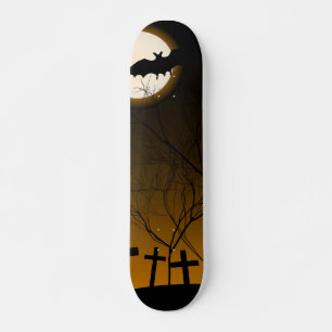 Halloween Background Skateboard