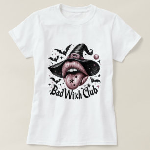 Halloween Bad Witch Club Adorable T-Shirt