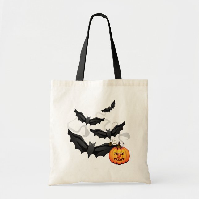 Halloween Bag-Bats Tote Bag (Front)
