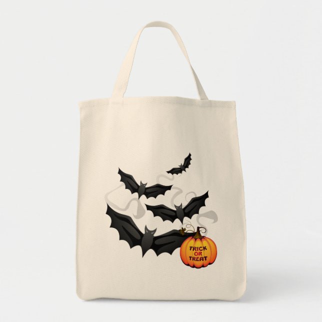 Halloween Bag-Bats Tote Bag (Front)