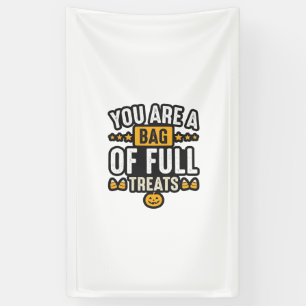 Halloween Bag Of Treats Vintage Vector Design_1 Banner