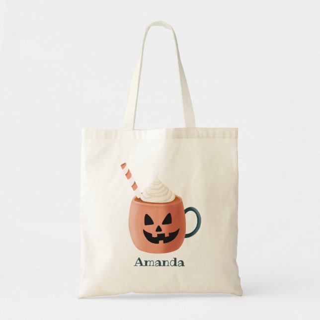 Halloween bag - Trick or Treat- Kürbis cup (Front)