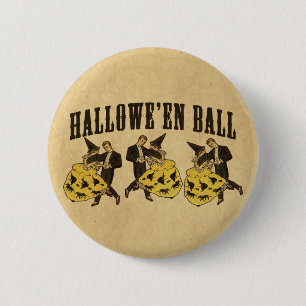 Halloween Ball Dancers 6 Cm Round Badge