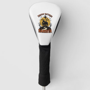 Halloween Barista Shirt Funny Witch Coffee Pun Des Golf Head Cover