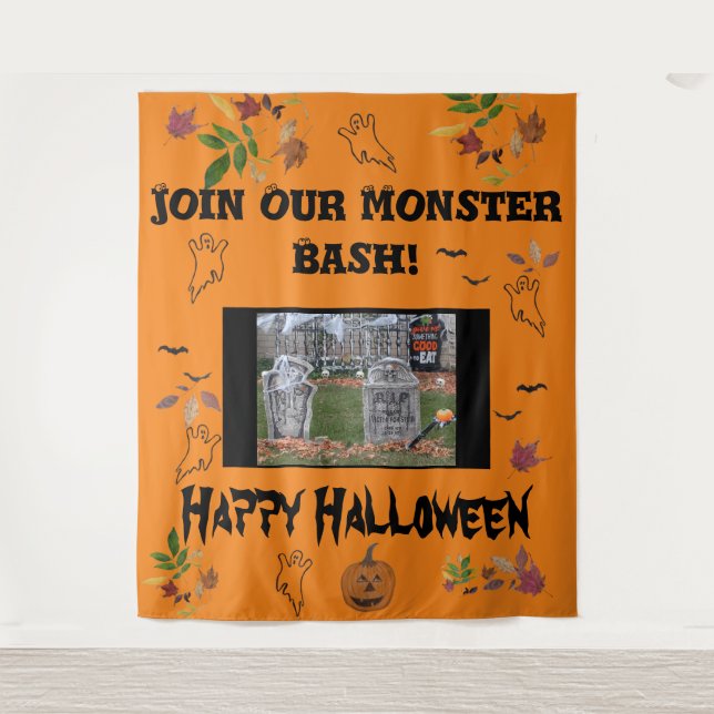 Halloween Bash Tapestry (Front)