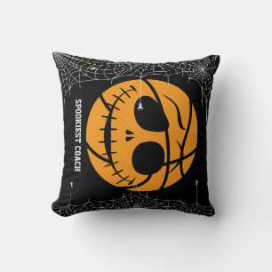 Halloween Basket Ball Trick or Basketball Birthday Cushion
