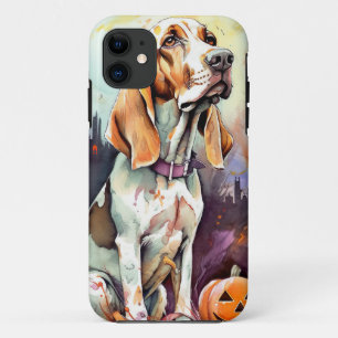 Halloween Basset Hound With Pumpkins Scary  Case-Mate iPhone Case