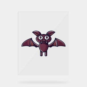 Halloween Bat Acrylic Sign