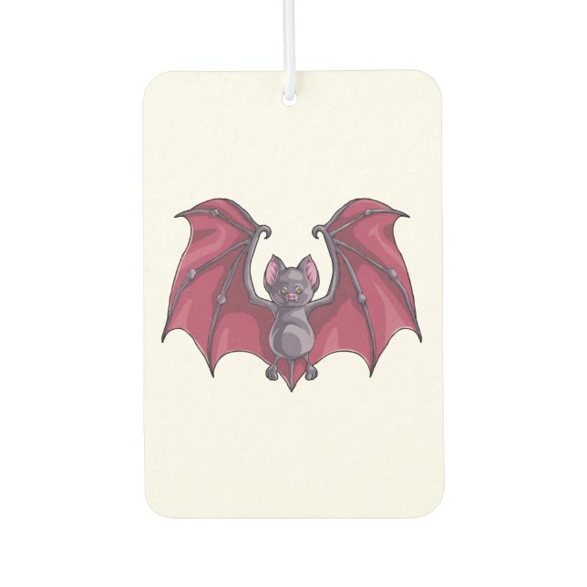 Halloween Bat Car Air Freshener (Front)