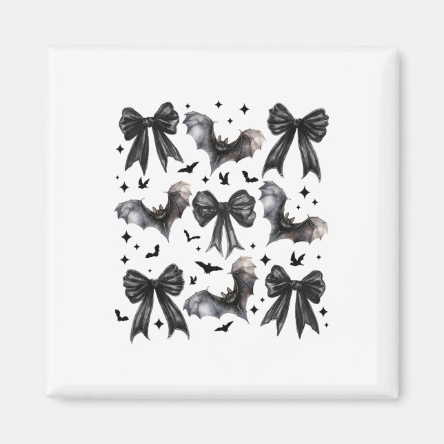 Halloween Bat Coquette Bow Halloween Bat Coquette  Magnet (Front)