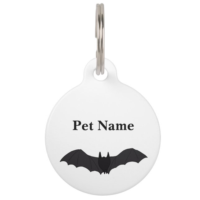 Halloween Bat Dog Tag (Front)
