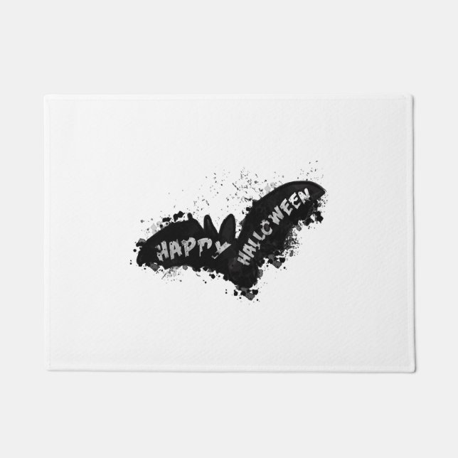 Halloween Bat     Doormat (Front)