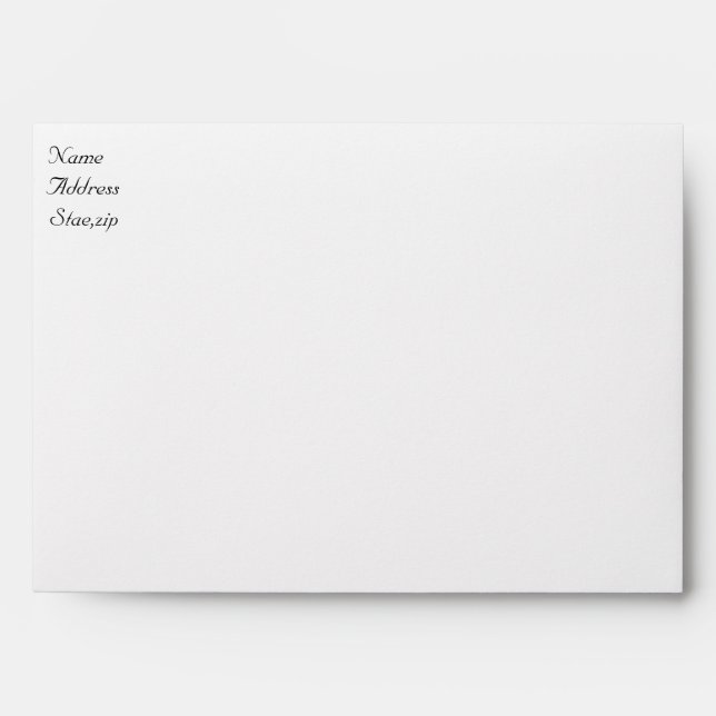 Halloween bat envelope (Front)