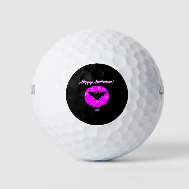 Halloween Bat Golf Balls (Front)