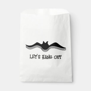 Halloween Bat, Let's Hang Out Favour Bags