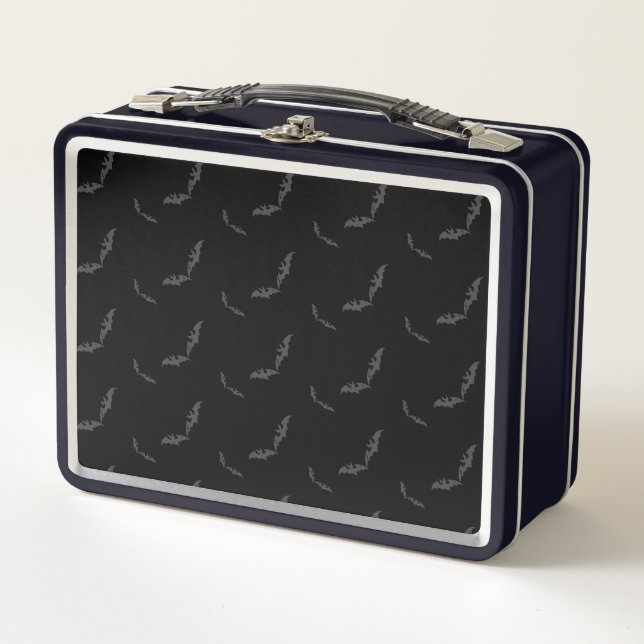 Halloween/bat Metal Lunch Box (Front)