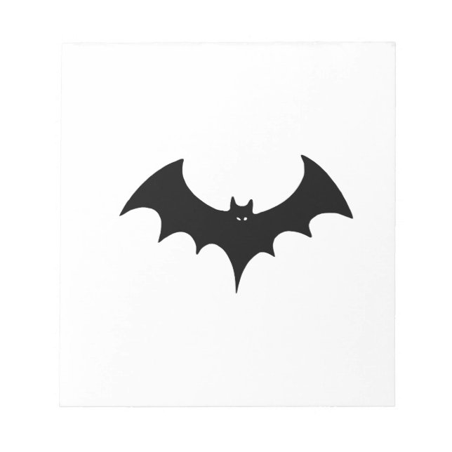 Halloween Bat        Notepad (Front)