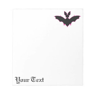 Halloween Bat Notepad