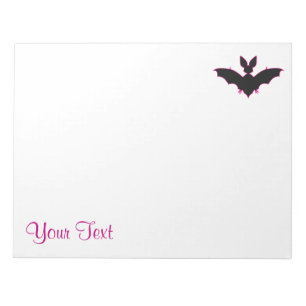 Halloween Bat Notepad