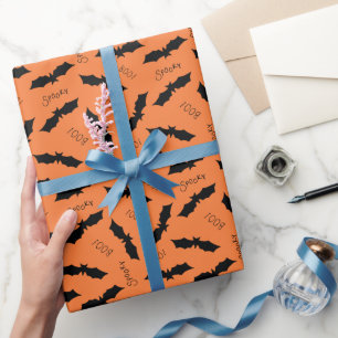 Halloween Bat pattern Wrapping Paper