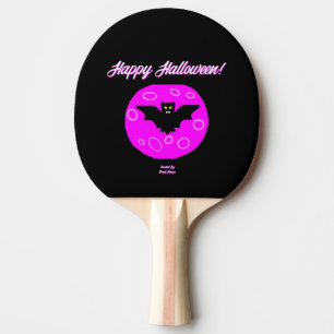 Halloween Bat Ping Pong Paddle