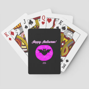 Halloween Bat Playing Cards