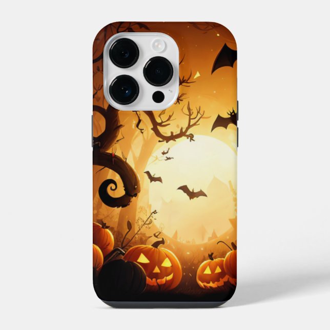 Halloween/Bat/Pumpkin/Fall  iPhone Case (Back)