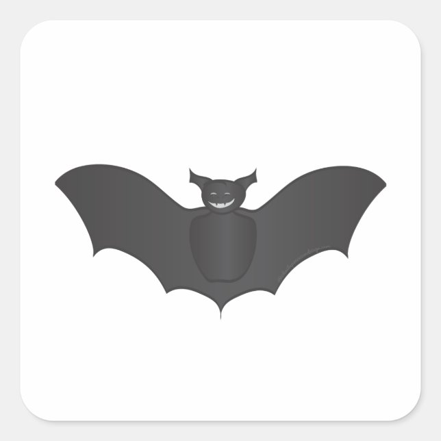 Halloween Bat Sticker (Front)