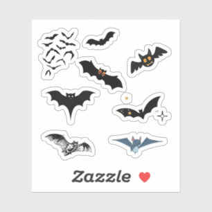 Halloween Bat Stickers