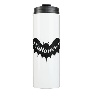 Halloween bat thermal tumbler