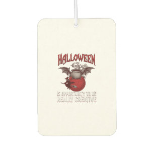 Halloween Bat Winged Cauldron Flying Witch Ghost Car Air Freshener