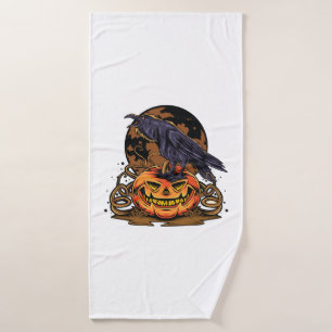 halloween bath towel