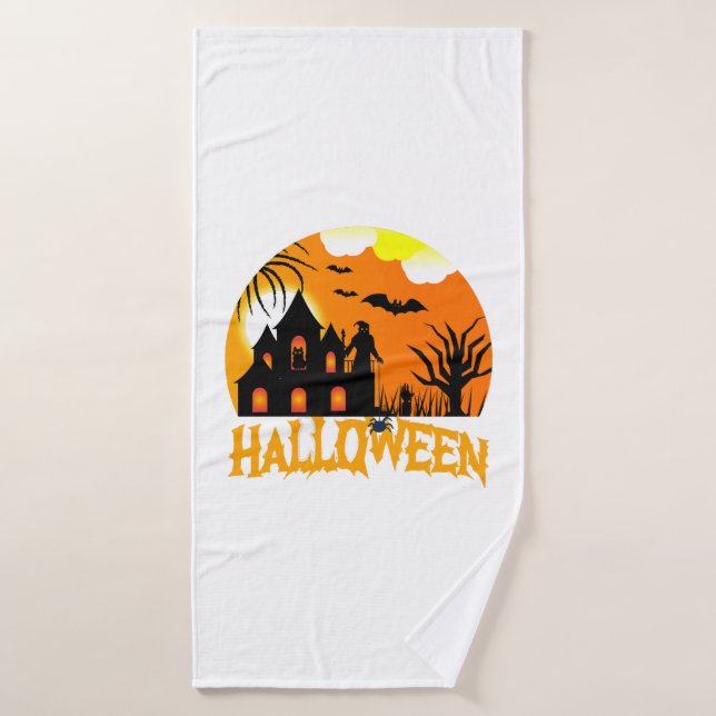 Halloween                                          bath towel (Bath Towel)