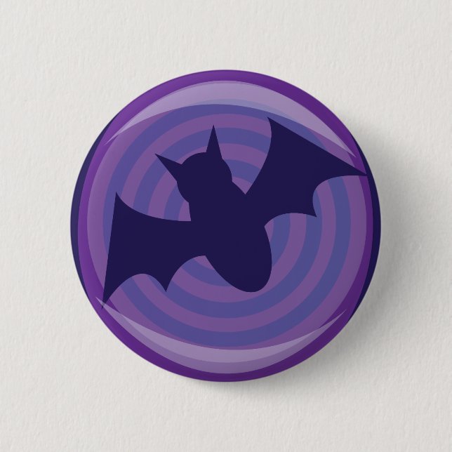 Halloween Bats 6 Cm Round Badge (Front)