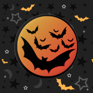 Halloween Bats 6 Cm Round Badge