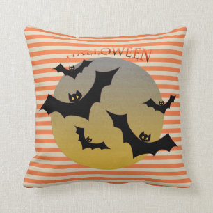 Halloween bats cushion