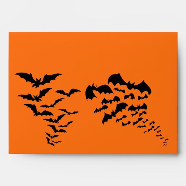 Halloween Bats Envelope (Front)